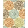 Outdoor Rugs-Kirkland's Home Blue Moroccan Trellis Outdoor Area Rug, 4X6 Blue/White