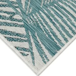Outdoor Rugs-Kirkland's Home Blue Pineapple Indoor/Outdoor Area Rug, 4X6 Blue/White