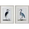 Framed Art-Kirkland's Home Blue Shore Birds Framed Art Prints, Set Of 2 Blue/White