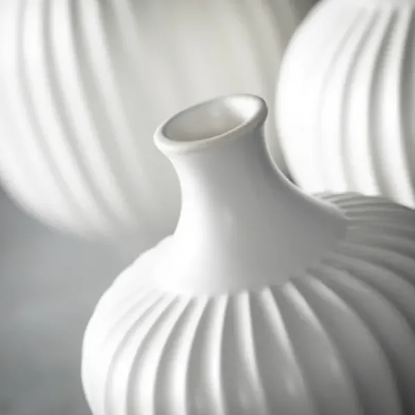 Vases-Kirkland's Home Blue Stoneware Vases, Set Of 3 Blue/White