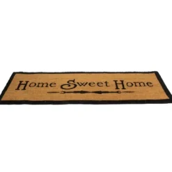 Doormats-Kirkland's Home Blue Striped Hello Doormat Blue/Tan/Black