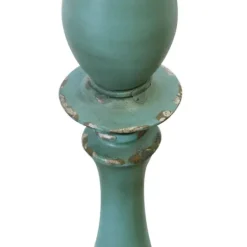 Floor Lamps-Kirkland's Home Blue Traditional Avignon Floor Lamp Tan