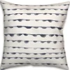 Pillows-Kirkland's Home Blue Watercolor Dot Chain Pattern Pillow White