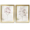 Framed Art-Kirkland's Home Blush Branches Framed Art Prints, Set Of 2 Gold/Pink/Brown