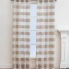 Curtains & Drapes-Kirkland's Home Blush Chenille Stripe Curtain Panel, 84 In. Pink