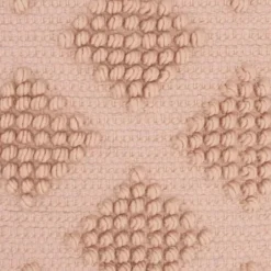Pillows-Kirkland's Home Blush Knotted Diamond Throw Pillows, Set Of 2 Pink