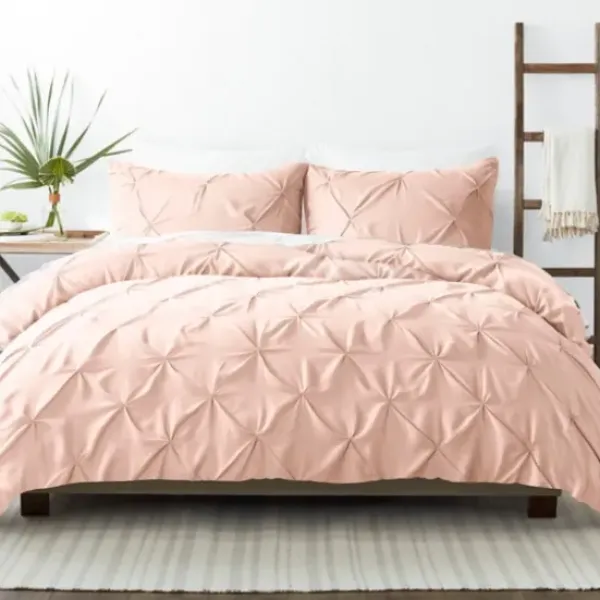 Duvets-Kirkland's Home Blush Pinched 2-Pc. Twin Duvet Cover Set Pink