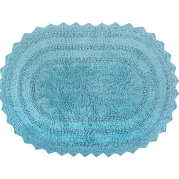 Bathroom Rugs-Kirkland's Home Blush Reversible Cotton Bath Mat, 34 In. Pink