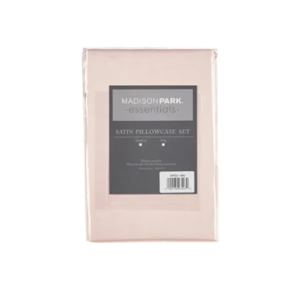 Bed Sheets-Kirkland's Home Blush Satin King 2-Pc. Pillow Case Set Pink