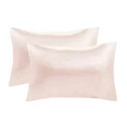 Bed Sheets-Kirkland's Home Blush Satin King 2-Pc. Pillow Case Set Pink