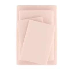 Bed Sheets-Kirkland's Home Blush Ultra Soft 4-Pc. Twin Xl Sheet Set Pink