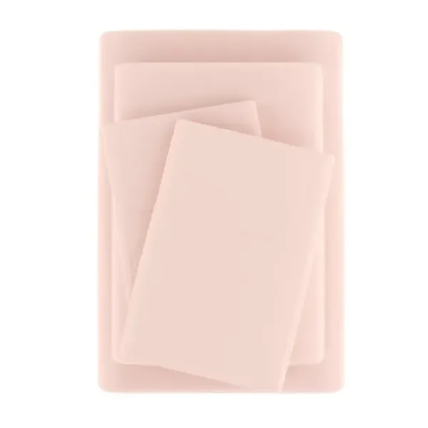 Bed Sheets-Kirkland's Home Blush Ultra Soft 3-Pc. Twin Sheet Set Pink