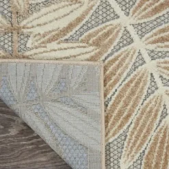 Outdoor Rugs-Kirkland's Home Boho Ikat Indoor/Outdoor Area Rug, 5X7 Blue