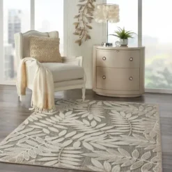Outdoor Rugs-Kirkland's Home Boho Ikat Indoor/Outdoor Area Rug, 5X7 Blue