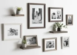 Gallery Wall Frames-Kirkland's Home Bordeaux 10-Pc. Gallery Wall Frame And Shelf Set