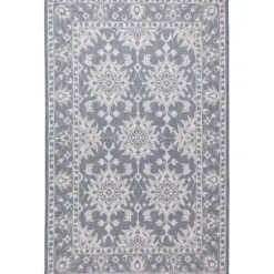 Outdoor Rugs-Kirkland's Home Bordered Outdoor Area Rug, 6X9 Brown