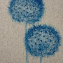 Framed Art-Kirkland's Home Botanical Framed Linen Canvas Art Print, Set Of 3 Blue/Tan