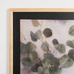 Framed Art-Kirkland's Home Botanical In Blue Vase Framed Art Print Blue/Green/White