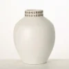 Vases-Kirkland's Home 4-Bottle Runner Vase Black