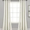 Curtains & Drapes-Kirkland's Home Box Pleated Single Curtain Panel, 84 In. Gray