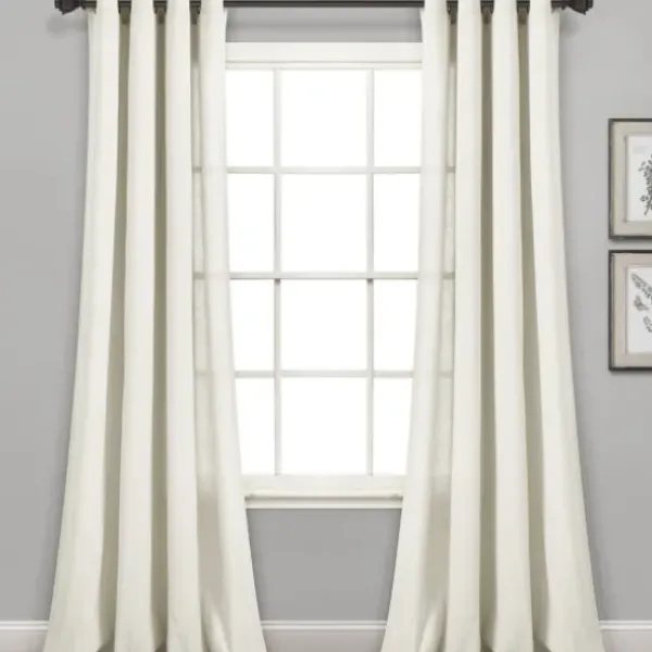 Curtains & Drapes-Kirkland's Home Box Pleated Single Curtain Panel, 84 In. Gray
