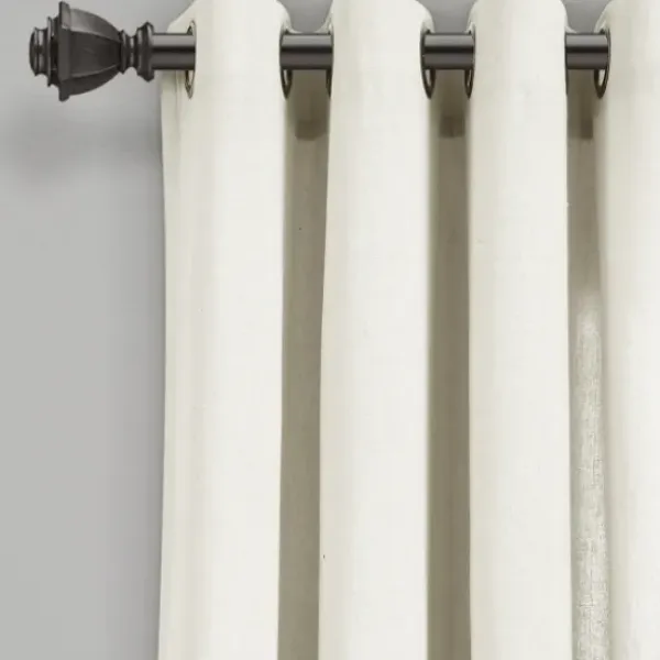 Curtains & Drapes-Kirkland's Home Box Pleated Single Curtain Panel, 84 In. Gray
