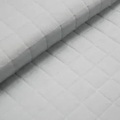 Quilts-Kirkland's Home Box Stitch Cotton King 3-Pc. Quilt Set Gray