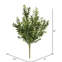 Stems & Bouquets-Kirkland's Home Boxwood Bush Stems, Set Of 3 Green