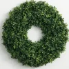 Wreaths-Kirkland's Home Boxwood Ery Wreath, 23 In. Green