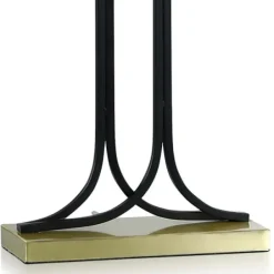 Table Lamps-Kirkland's Home Brass And Black Mid-Century Modern Table Lamp Tan