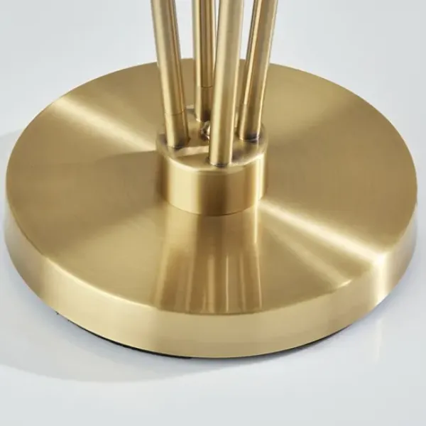 Floor Lamps-Kirkland's Home Brass Enoki 4-Arm Asymmetrical Floor Lamp Gold/Ivory