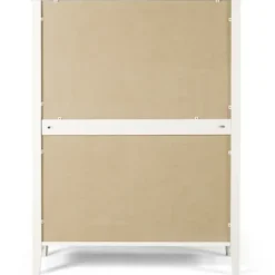 Dressers & Chests-Kirkland's Home Brazilian Pine Wood 5-Drawer Chest White