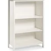Bookshelves-Kirkland's Home Brazilian Pine Wood 3-Tier Bookshelf White