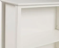 Bookshelves-Kirkland's Home Brazilian Pine Wood 3-Tier Bookshelf White