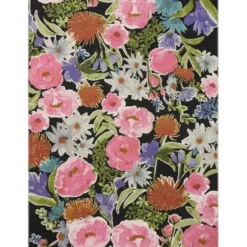 Outdoor Rugs-Kirkland's Home Bright Coral Diamond Outdoor Area Rug, 6X9 Orange