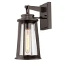 Outdoor Lighting-Kirkland's Home Bronze Bolling Outdoor Sconce Light Brown