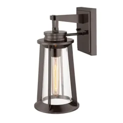 Outdoor Lighting-Kirkland's Home Bronze Bolling Outdoor Sconce Light Brown