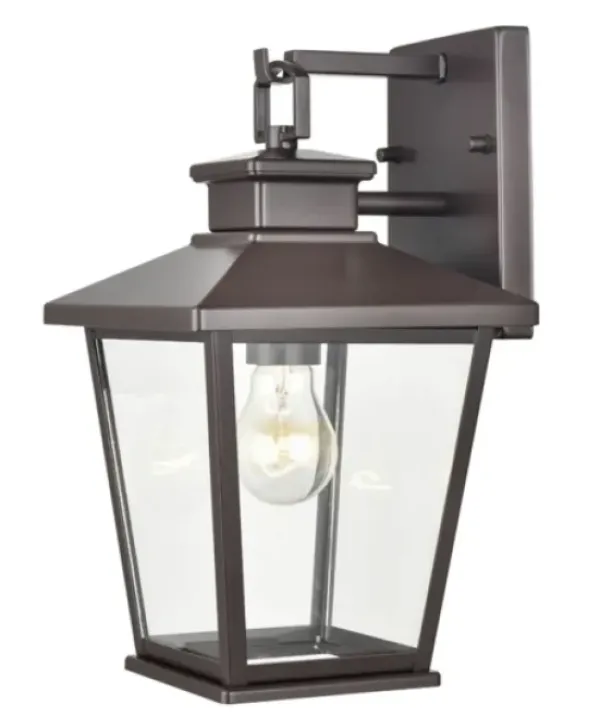 Outdoor Lighting-Kirkland's Home Bronze Classic Lantern Outdoor Sconce Brown