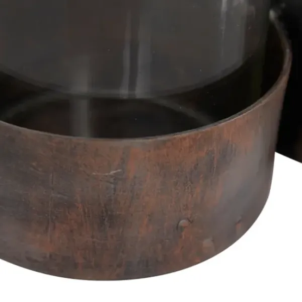 Candle Holders-Kirkland's Home Bronze Iron Runner Brown