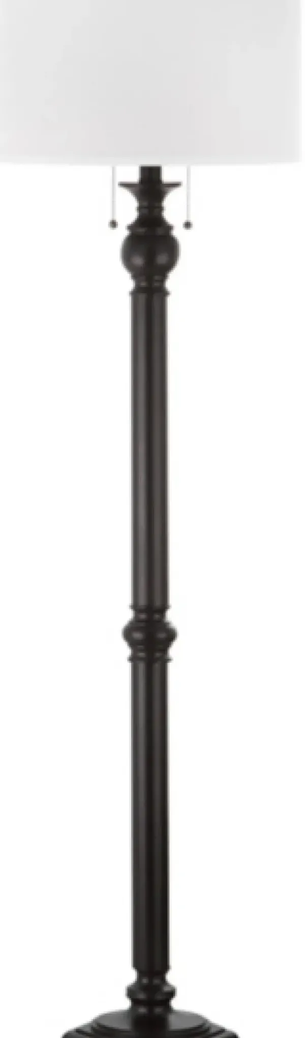 Floor Lamps-Kirkland's Home Bronze Jessie Floor Lamp Ivory