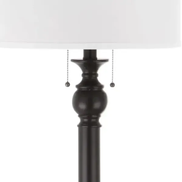 Floor Lamps-Kirkland's Home Bronze Jessie Floor Lamp Ivory