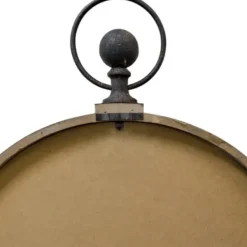 Clocks-Kirkland's Home Bronze Kensington Station Pocket Wall Clock