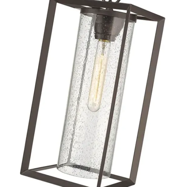 Outdoor Lighting-Kirkland's Home Bronze Lantern Outdoor Pendant Light Brown