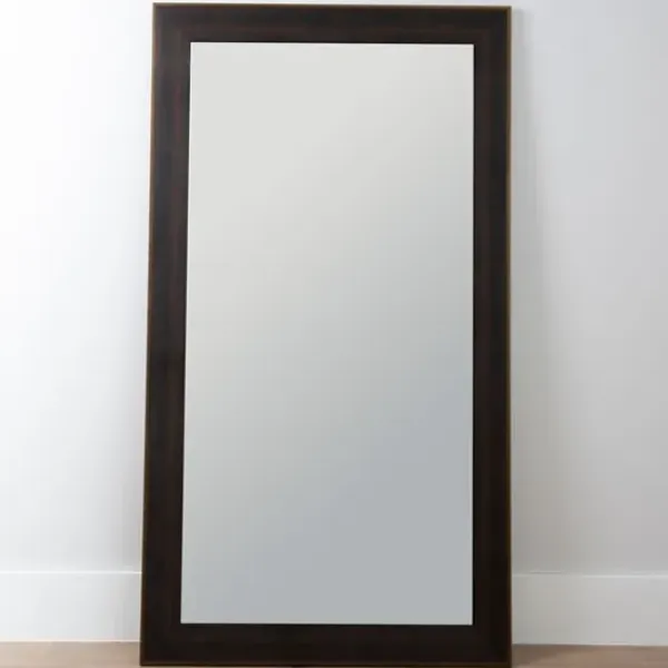 Full Length & Floor Mirrors-Kirkland's Home Bronze Liner Framed Mirror, 37.48X67.48 In. Brown
