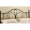 Beds & Headboards-Kirkland's Home Bronze Meredith Metal Scroll Full/Queen Headboard Brown