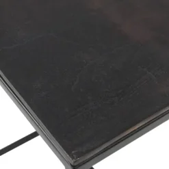 Accent & End Tables-Kirkland's Home Bronze Metal Nesting Side Tables, Set Of 3 Black
