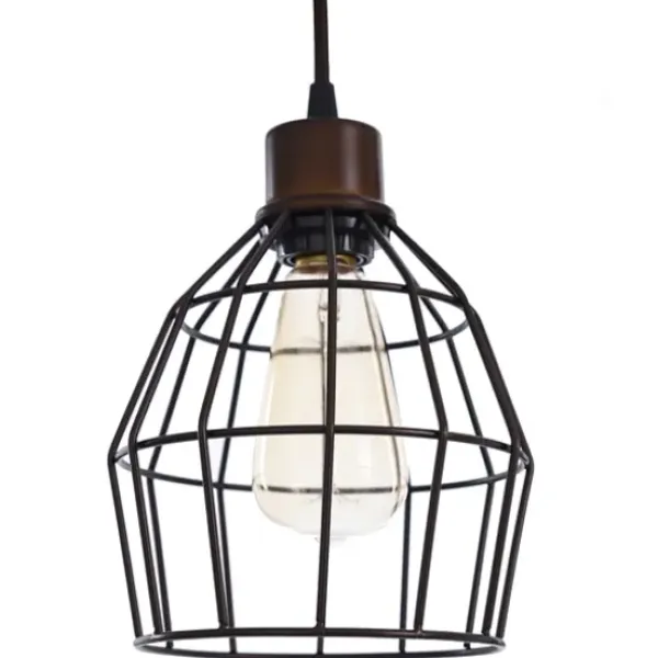Floor Lamps-Kirkland's Home Bronze Metal 3-Tier Floor Lamp Brown