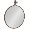 Decorative Mirrors-Kirkland's Home Bronze Metal Yitro Wall Mirror Brown