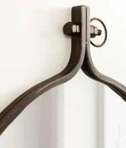 Decorative Mirrors-Kirkland's Home Bronze Metal Yitro Wall Mirror Brown
