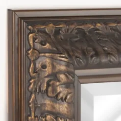Framed Mirrors-Kirkland's Home Bronze Ornate Beveled Framed Wall Mirror
